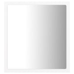Baderomsspeil Led Hvit 40X8,5X37 Cm Akryl