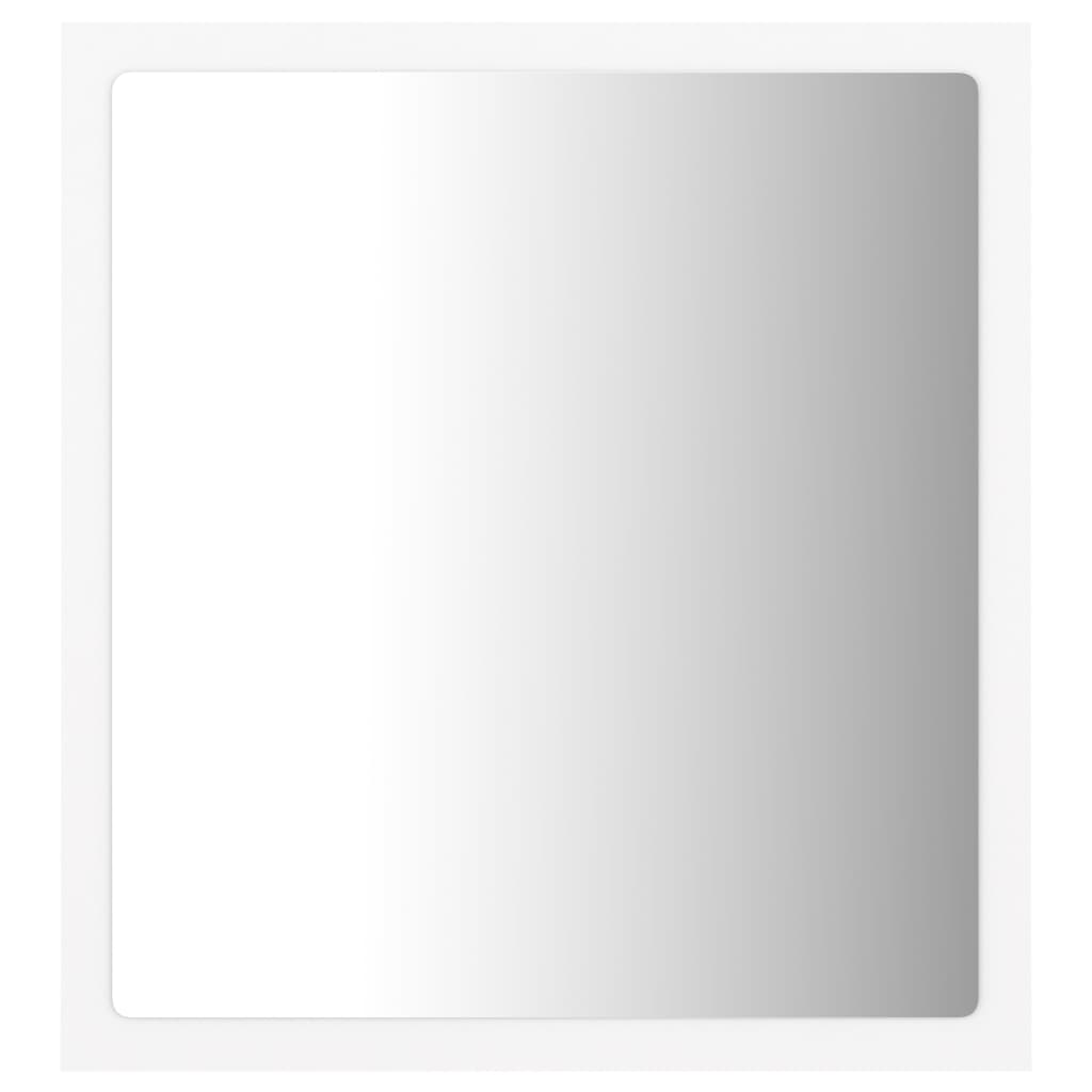 Baderomsspeil Led Hvit 40X8,5X37 Cm Akryl