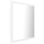 Baderomsspeil Led Hvit 40X8,5X37 Cm Akryl