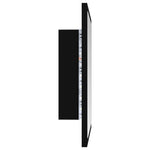 Baderomsspeil Led Svart 40X8,5X37 Cm Akryl