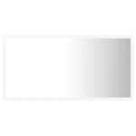 Baderomsspeil Led Hvit 80X8,5X37 Cm Akryl
