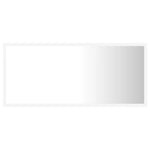 Baderomsspeil Led Hvit 90X8,5X37 Cm Akryl