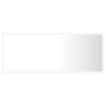 Led-Badespeil Hvit 100X8,5X37 Cm Akryl
