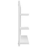 Baderomsspeil Høyglans Hvit 60X10,5X45 Cm Konstruert Tre