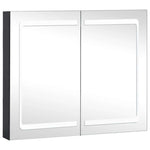 Led-Speilskap Til Bad 80X12,2X68 Cm