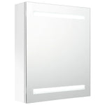 Led-Speilskap Til Bad Blank Hvit 50X14X60 Cm
