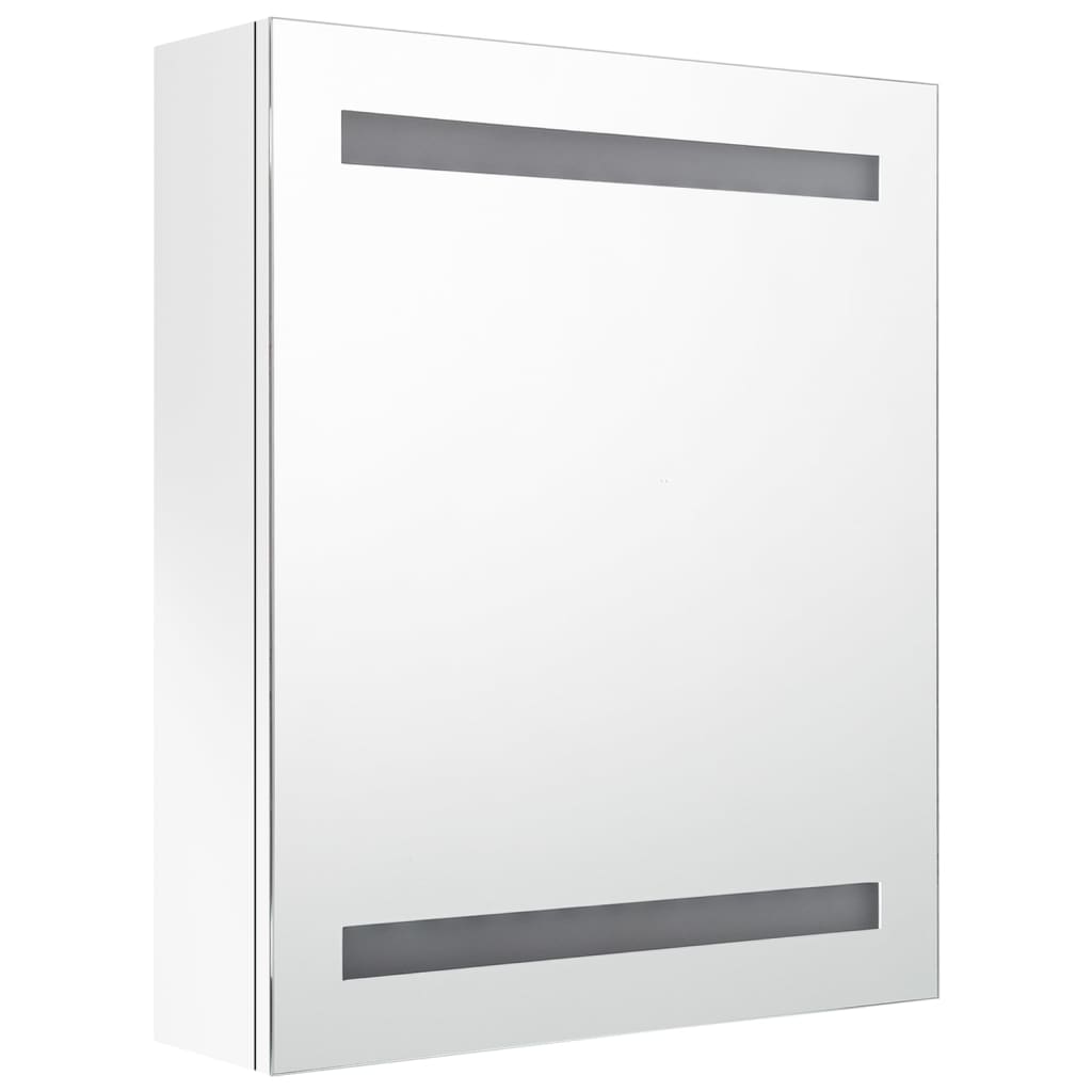 Led-Speilskap Til Bad Blank Hvit 50X14X60 Cm
