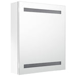 Led-Speilskap Til Bad Blank Hvit 50X14X60 Cm