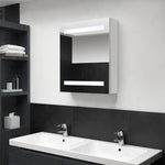 Led-Speilskap Til Bad Blank Hvit 50X14X60 Cm