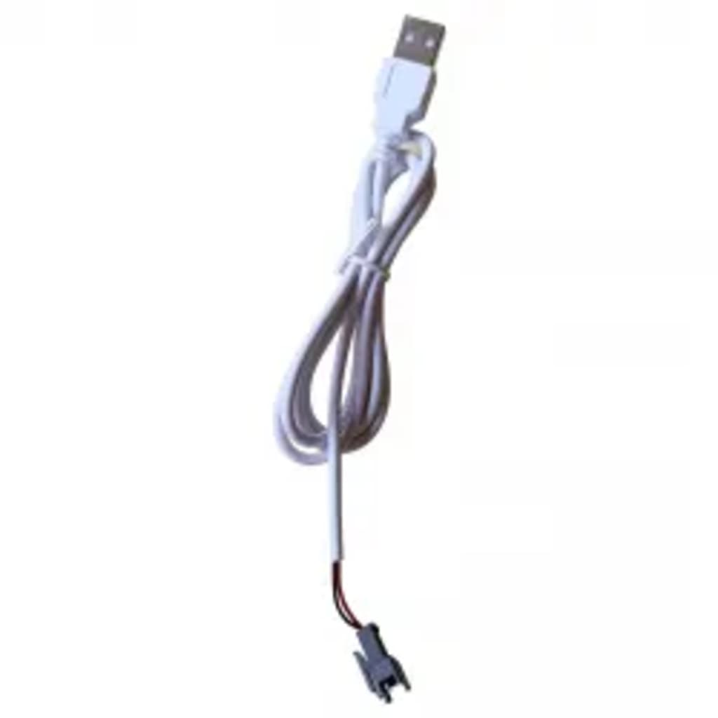 Led-Speilskap Til Bad Hvit Og Eik 50X13X70 Cm