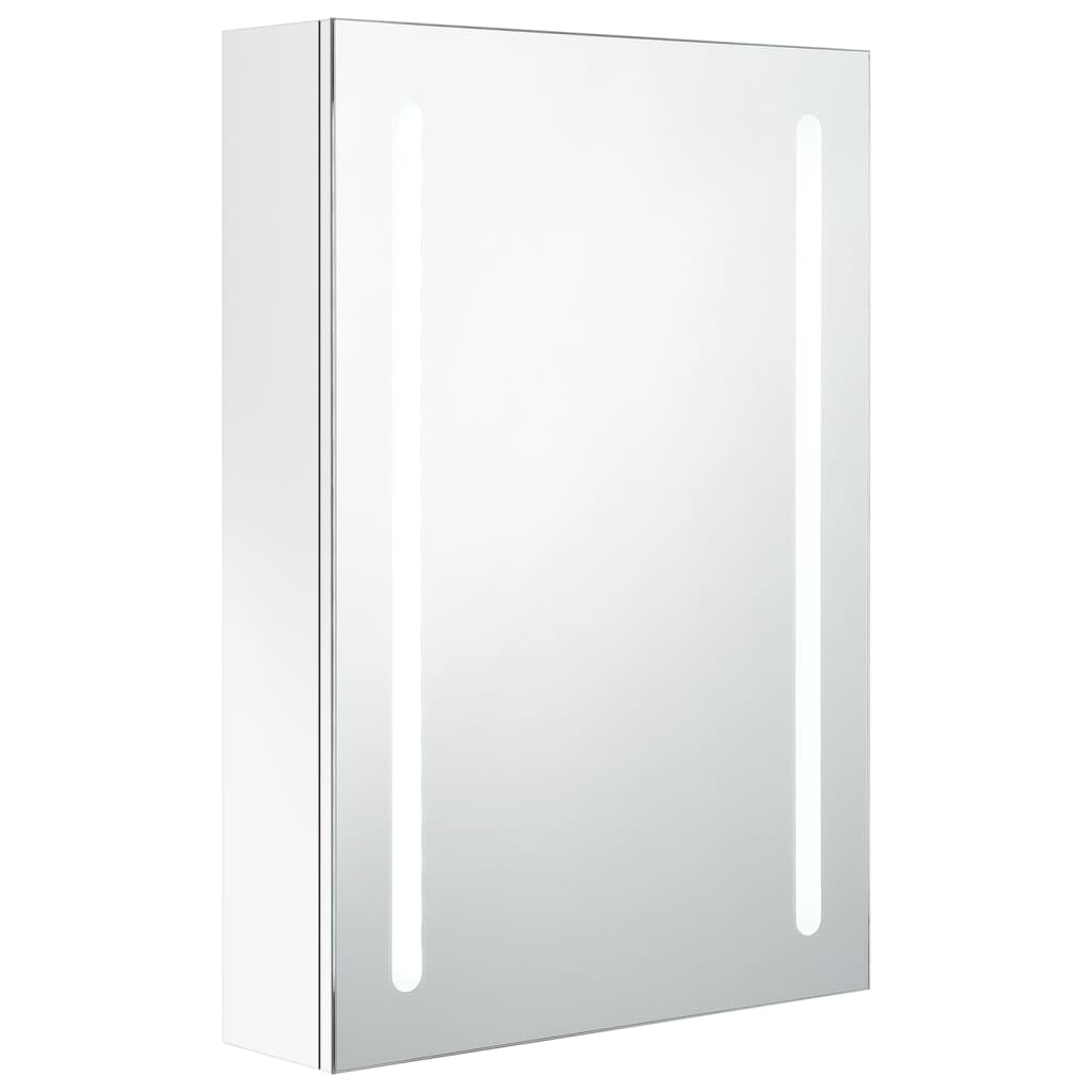 Led-Speilskap Til Bad Blank Hvit 50X13X70 Cm