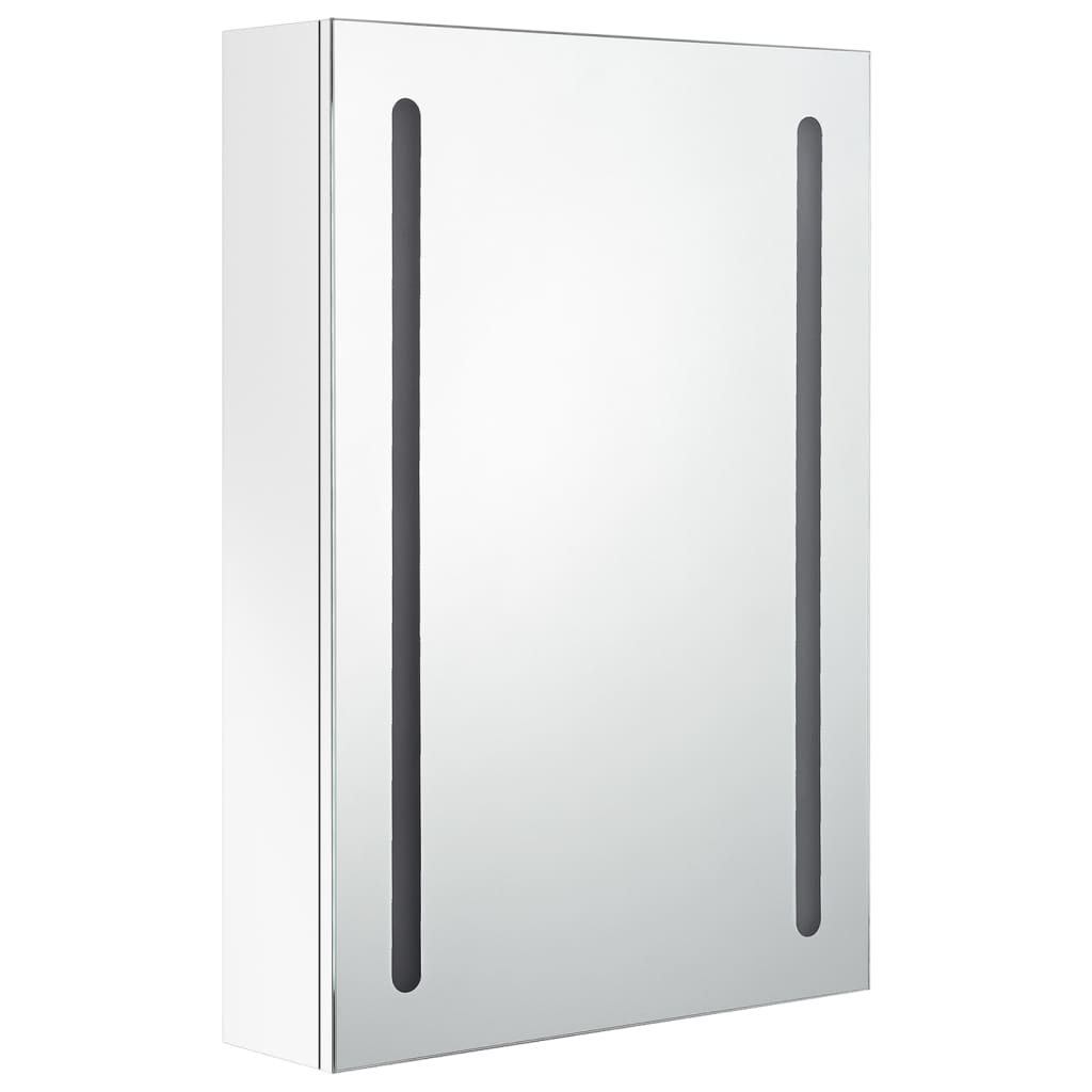 Led-Speilskap Til Bad Blank Hvit 50X13X70 Cm