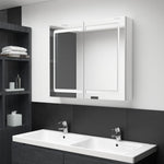 Led-Speilskap Til Bad Blank Hvit 80X12X68 Cm