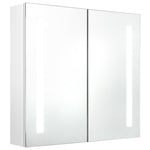 Led-Speilskap Til Bad Blank Hvit 62X14X60 Cm