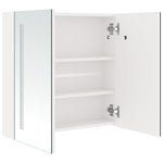 Led-Speilskap Til Bad Blank Hvit 62X14X60 Cm