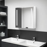 Led-Speilskap Til Bad Blank Hvit 62X14X60 Cm