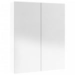 Speilskap Til Bad 60X15X75 Cm Mdf Skinnende Hvit
