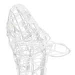 Julereinsdyrfamilie Akryl 160 Led 160 Cm Kaldhvitt