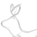 Reinsdyr Og Slede Julepynt Utendørs 576 Lysdioder