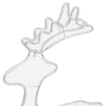 Reinsdyr Julepynt Med Netting 306 Led 60X24X89 Cm