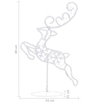 Julereinsdyr Og Slede I Akryl 260X21X87 Cm Blå