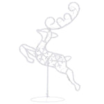 Julereinsdyr Og Slede I Akryl 260X21X87 Cm Blå