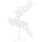 Julereinsdyr Og Slede I Akryl 260X21X87Cm Flerfarget