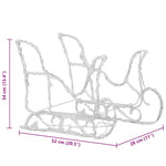 Reinsdyr Og Slede Julepynt 160 Lysdioder 130 Cm Akryl