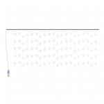 Eventyrlysgardin Stjerner 500 Led Kaldhvit 8 Funksjoner