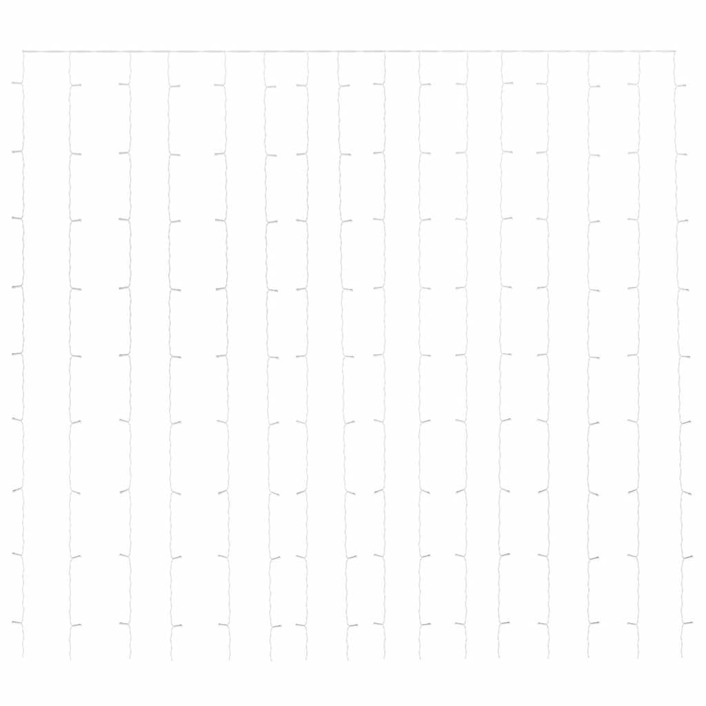 Eventyrlysgardin 3X3 M 300 Led Kaldhvitt 8 Funksjoner