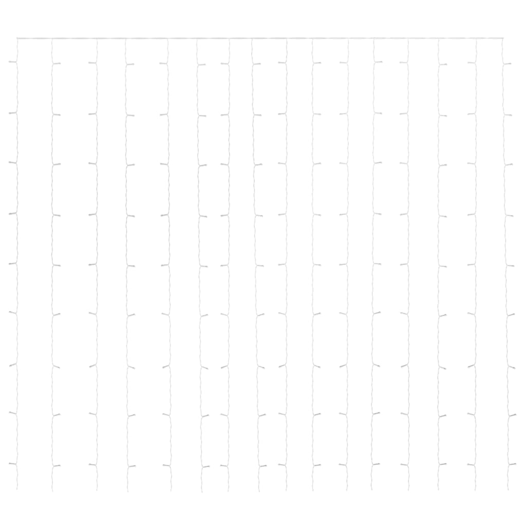 Led-Eventyrlysgardin 3X3M 300 Led Blå 8 Funksjoner