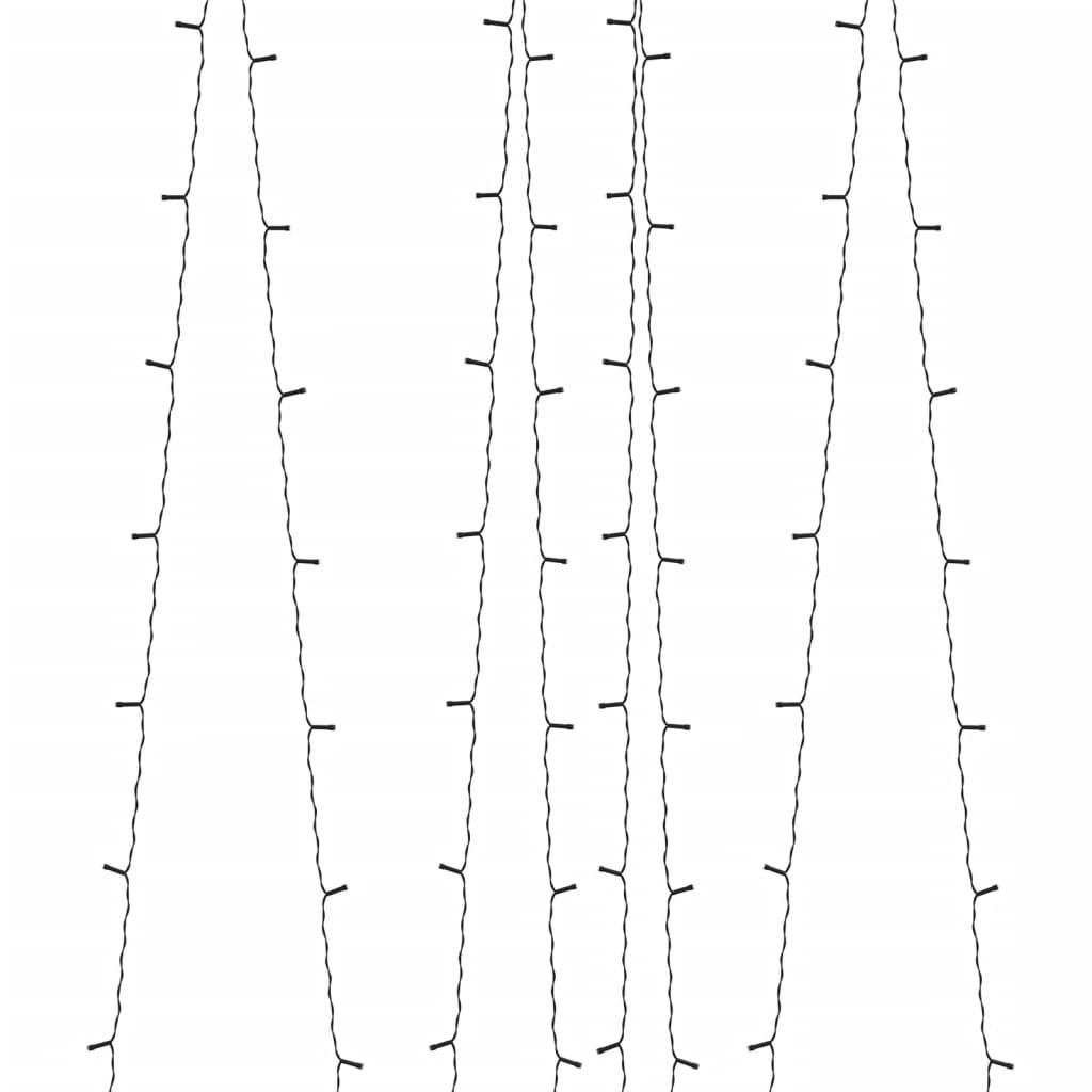 Soldrevne Lysslynger 5Stk 5X200 Led Varmhvit Innendørs Utendørs