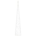 Dekorativ Led-Lyskjegle I Akryl Blå 90 Cm