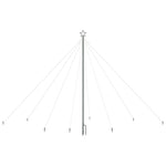 Led Juletre Innendørs Utendørs 576 Lysdioder Blå 3,6 M