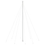 Led Juletre Innendørs Utendørs 1300 Lysdioder Blå 8 M