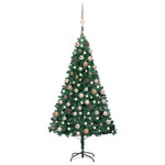Forhåndsbelyst Kunstig Juletre Med Kulesett Grønn 180 Cm Pvc