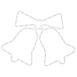 Juleklokkefigur Med 72 Lysdioder 50X56 Cm