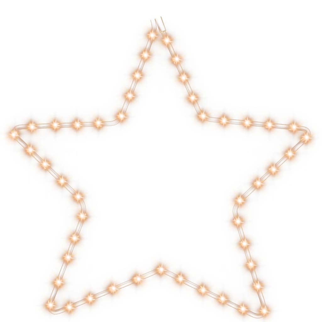 Julestjernefigur Med 48 Lysdioder Varmhvit 56 Cm