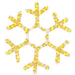 Julesnøfnuggfigur Med 72 Lysdioder Varmhvit 38X37 Cm