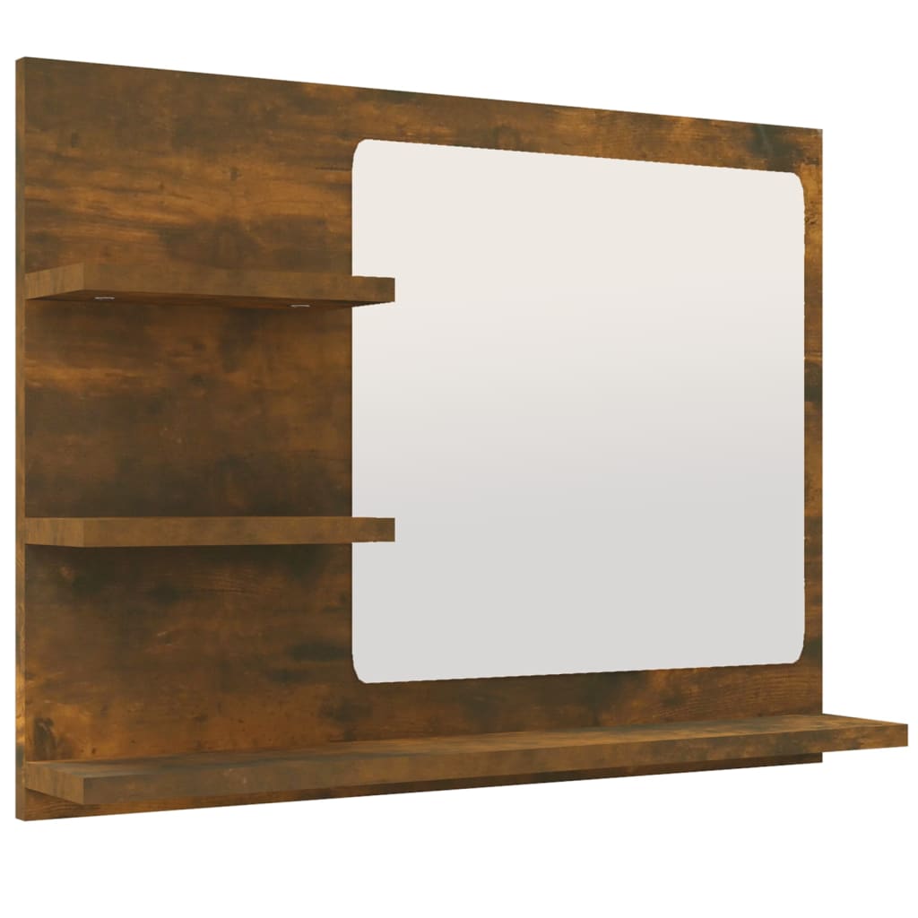 Badespeil Røkt Eik 60X10,5X45 Cm Konstruert Tre