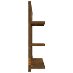 Badespeil Røkt Eik 60X10,5X45 Cm Konstruert Tre