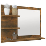 Badespeil Røkt Eik 60X10,5X45 Cm Konstruert Tre
