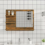 Badespeil Røkt Eik 60X10,5X45 Cm Konstruert Tre