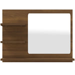 Badespeil Brun Eik 60X10,5X45 Cm Konstruert Tre