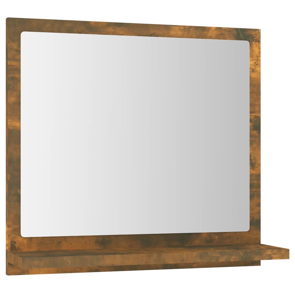Baderomsspeil Røkt Eik 40X10,5X37 Cm Konstruert Tre