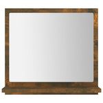 Baderomsspeil Røkt Eik 40X10,5X37 Cm Konstruert Tre