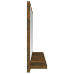 Baderomsspeil Røkt Eik 40X10,5X37 Cm Konstruert Tre