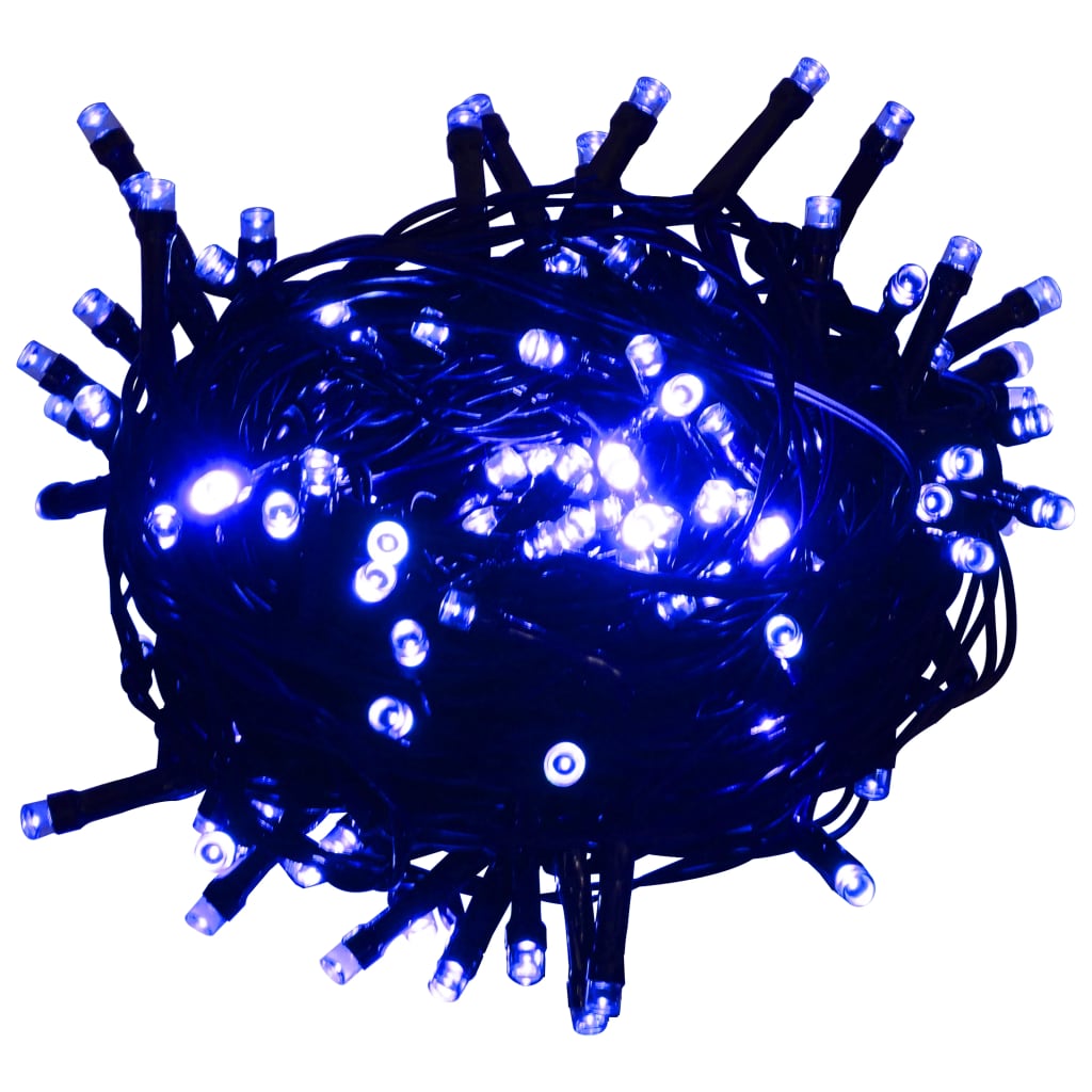 Led-Strenglys Med 2000 Lysdioder Blå 200 M Pvc