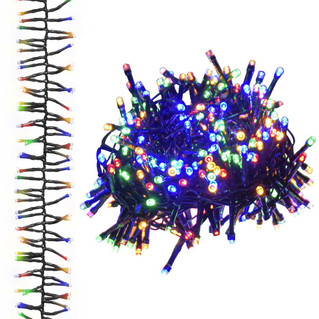 Led-Strenglys Med 1000 Lysdioder Fargerik 22 M Pvc
