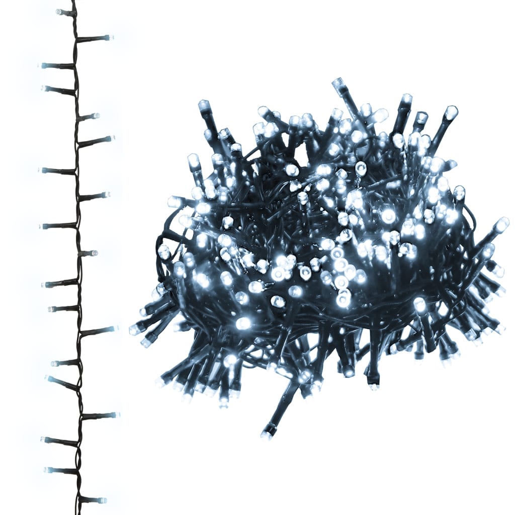 Led-Strenglys Med 2000 Lysdioder Kaldhvit 45 M Pvc